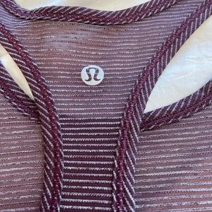 Burgundy Lululemon tank